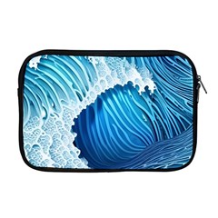 Beach Wave Apple Macbook Pro 17  Zipper Case by GardenOfOphir