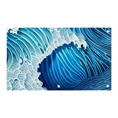 Beach Wave Banner And Sign 5  X 3  by GardenOfOphir