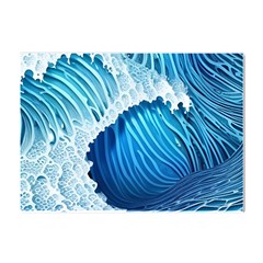 Beach Wave Crystal Sticker (a4) by GardenOfOphir