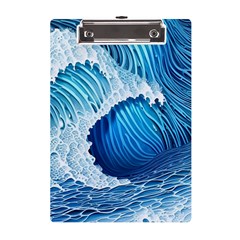 Beach Wave A5 Acrylic Clipboard