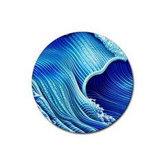 Wave Rubber Coaster (Round)