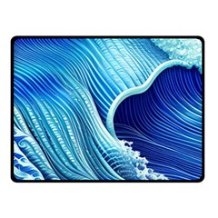 Wave Fleece Blanket (Small)