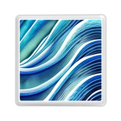 Blue Ocean Waves Memory Card Reader (square) by GardenOfOphir