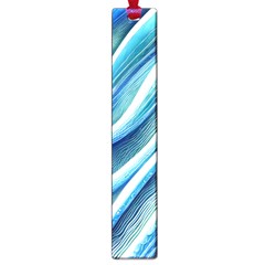 Blue Ocean Waves Large Book Marks by GardenOfOphir