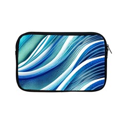 Blue Ocean Waves Apple Macbook Pro 13  Zipper Case by GardenOfOphir