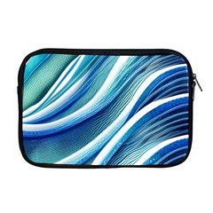 Blue Ocean Waves Apple Macbook Pro 17  Zipper Case by GardenOfOphir