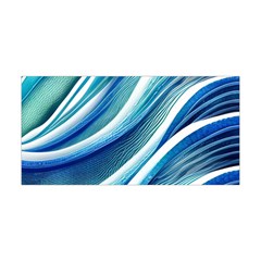 Blue Ocean Waves Yoga Headband by GardenOfOphir