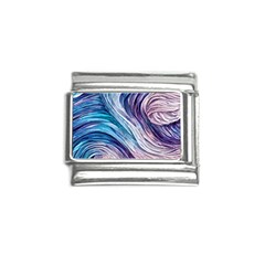 Abstract Pastel Ocean Waves Italian Charm (9mm)