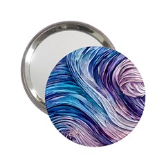 Abstract Pastel Ocean Waves 2 25  Handbag Mirrors by GardenOfOphir