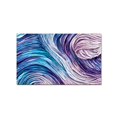 Abstract Pastel Ocean Waves Sticker (rectangular) by GardenOfOphir