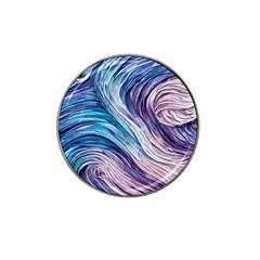 Abstract Pastel Ocean Waves Hat Clip Ball Marker by GardenOfOphir