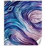 Abstract Pastel Ocean Waves Canvas 20  x 24  19.57 x23.15  Canvas - 1