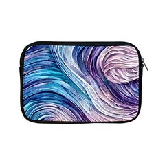 Abstract Pastel Ocean Waves Apple Ipad Mini Zipper Cases by GardenOfOphir