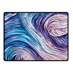 Abstract Pastel Ocean Waves Fleece Blanket (small) by GardenOfOphir