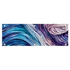 Abstract Pastel Ocean Waves Banner And Sign 6  X 2  by GardenOfOphir