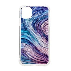 Abstract Pastel Ocean Waves Iphone 11 Tpu Uv Print Case