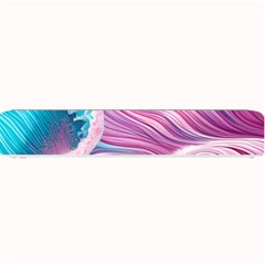 Pink Water Waves Small Bar Mat by GardenOfOphir