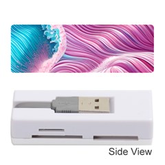 Pink Water Waves Memory Card Reader (stick)