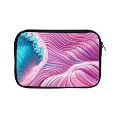 Pink Water Waves Apple Ipad Mini Zipper Cases by GardenOfOphir