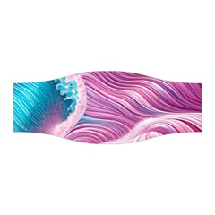 Pink Water Waves Stretchable Headband by GardenOfOphir