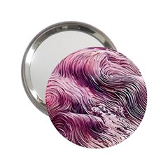 Abstract Pink Ocean Waves 2 25  Handbag Mirrors by GardenOfOphir