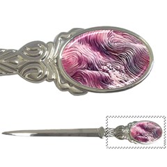 Abstract Pink Ocean Waves Letter Opener by GardenOfOphir