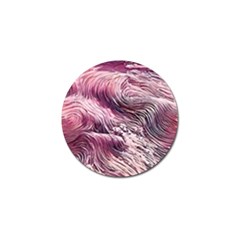 Abstract Pink Ocean Waves Golf Ball Marker (4 Pack) by GardenOfOphir