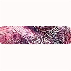 Abstract Pink Ocean Waves Large Bar Mat by GardenOfOphir