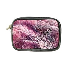 Abstract Pink Ocean Waves Coin Purse by GardenOfOphir