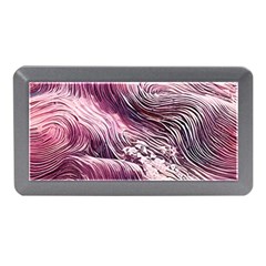 Abstract Pink Ocean Waves Memory Card Reader (mini) by GardenOfOphir