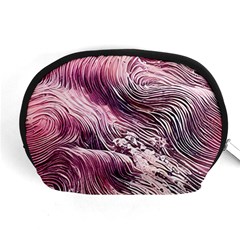 Abstract Pink Ocean Waves Accessory Pouch (medium) by GardenOfOphir