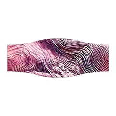 Abstract Pink Ocean Waves Stretchable Headband by GardenOfOphir