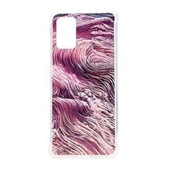 Abstract Pink Ocean Waves Samsung Galaxy S20plus 6 7 Inch Tpu Uv Case by GardenOfOphir