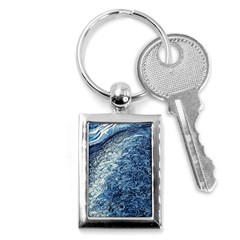 Waves Of The Ocean Key Chain (rectangle) by GardenOfOphir