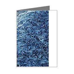 Waves Of The Ocean Mini Greeting Card by GardenOfOphir