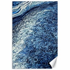 Waves Of The Ocean Canvas 24  X 36  by GardenOfOphir