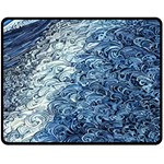 Waves Of The Ocean One Side Fleece Blanket (Medium) 60 x50  Blanket Front