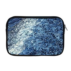 Waves Of The Ocean Apple Macbook Pro 17  Zipper Case by GardenOfOphir