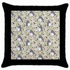 Pattern My Neighbor Totoro Throw Pillow Case (black)