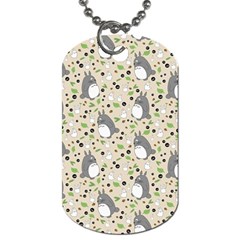 Pattern My Neighbor Totoro Dog Tag (one Side)