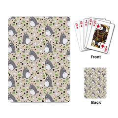 Pattern My Neighbor Totoro Playing Cards Single Design (rectangle)