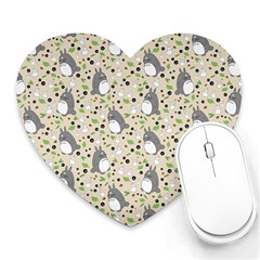 Pattern My Neighbor Totoro Heart Mousepad