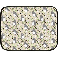 Pattern My Neighbor Totoro Fleece Blanket (mini) by Jancukart