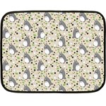 Pattern My Neighbor Totoro Fleece Blanket (Mini) 35 x27  Blanket Back