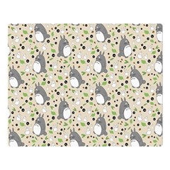 Pattern My Neighbor Totoro Premium Plush Fleece Blanket (large)