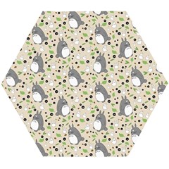 Pattern My Neighbor Totoro Wooden Puzzle Hexagon