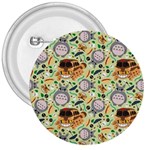 My Neighbor Totoro Pattern 3  Buttons Front