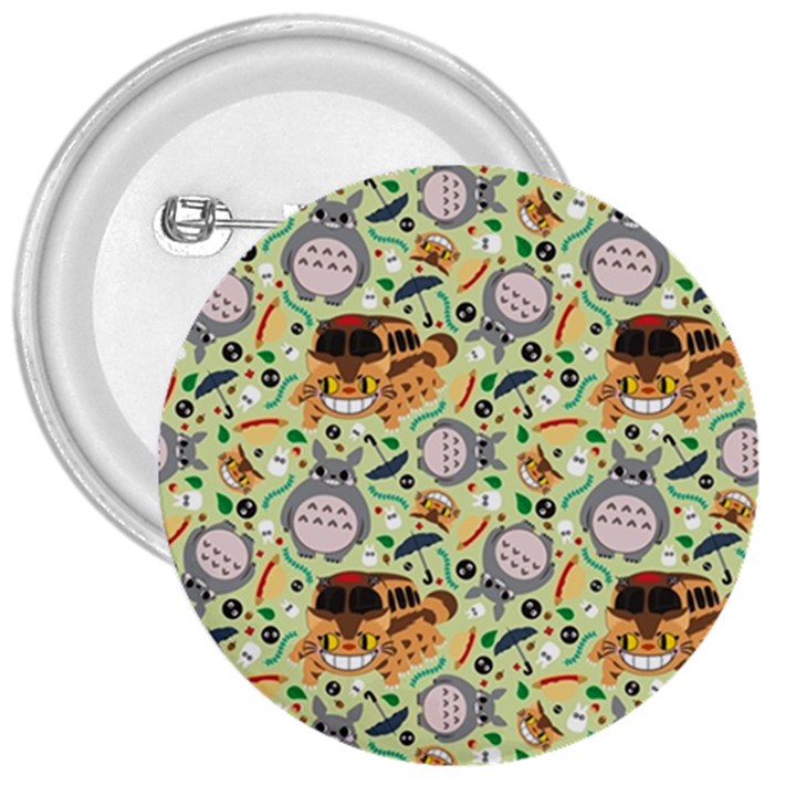 My Neighbor Totoro Pattern 3  Buttons