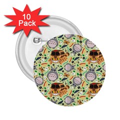 My Neighbor Totoro Pattern 2 25  Buttons (10 Pack) 