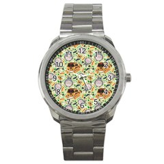 My Neighbor Totoro Pattern Sport Metal Watch